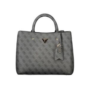 Guess Jeans Nero Poliuretano Donna Women's Bag